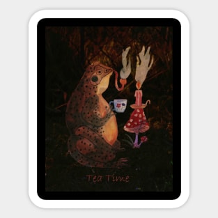 Tea Time in the Forest Sticker